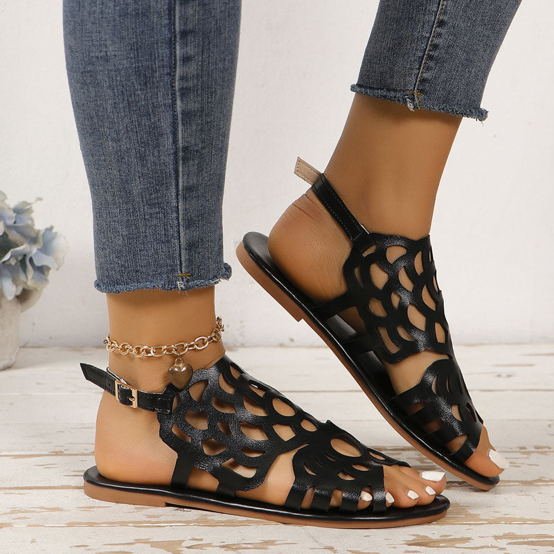GS Slide | Luxe sandalen met opengewerkte details voor dames