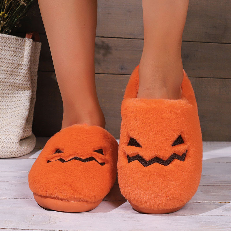 GS Pantoffels | Warme pluche halloween pantoffels voor dames