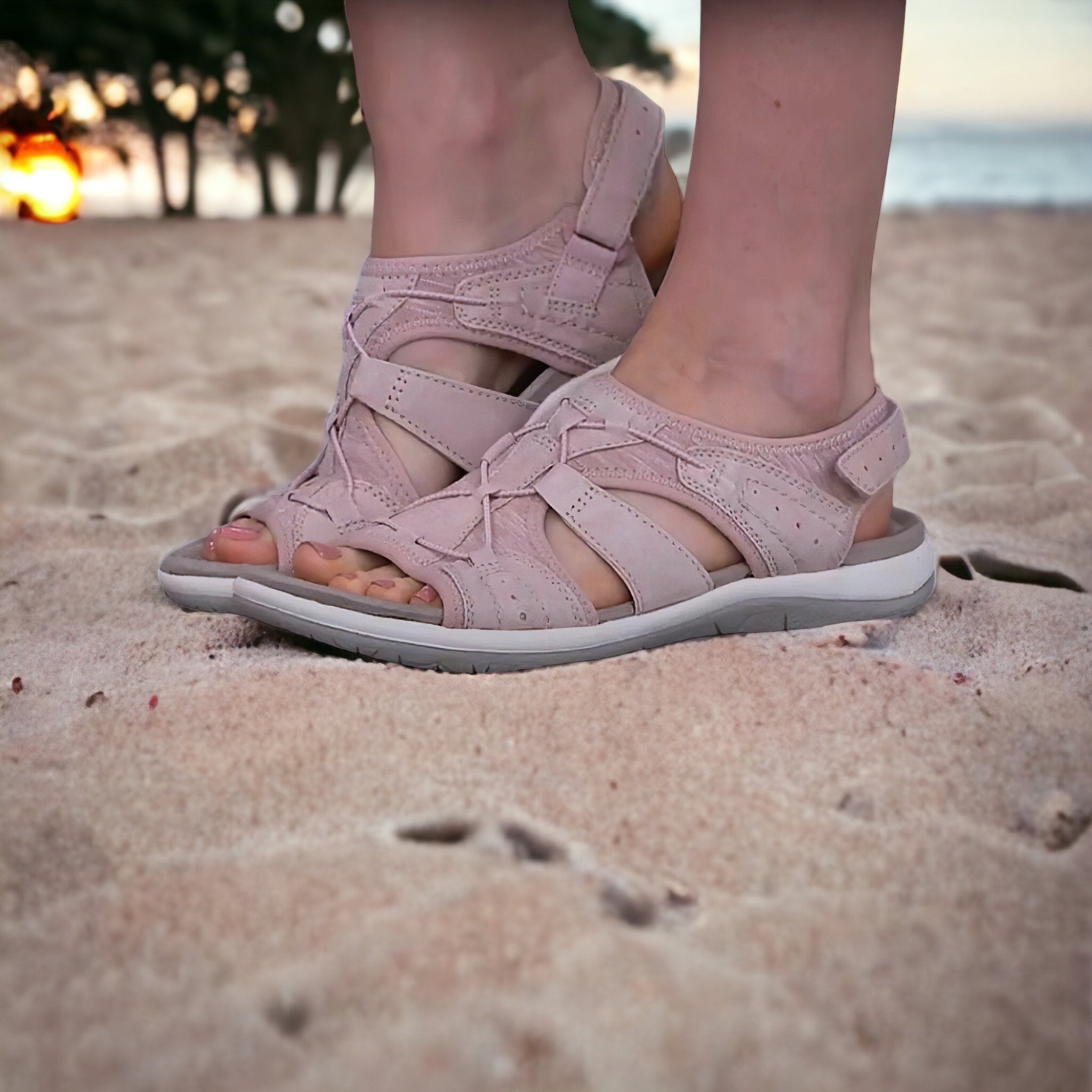 GS Beach Sandaal | Comfortabele zomersandalen met open neus voor vrouwen