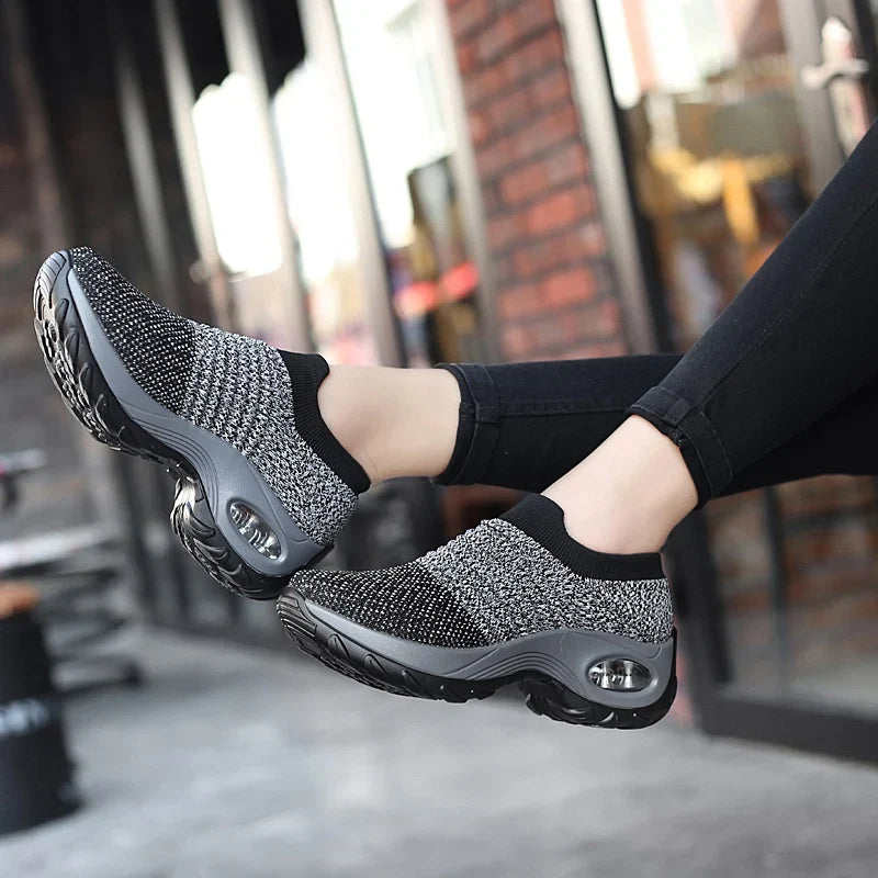 GS Slip-On | Lichtgewicht platform sneakers zonder veters voor dames