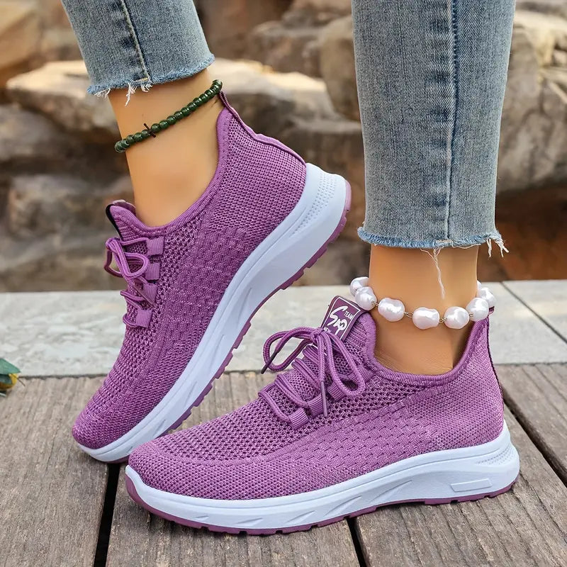GS Sport Knit | Ademende geweven sneakers met ergonomische zool voor dames