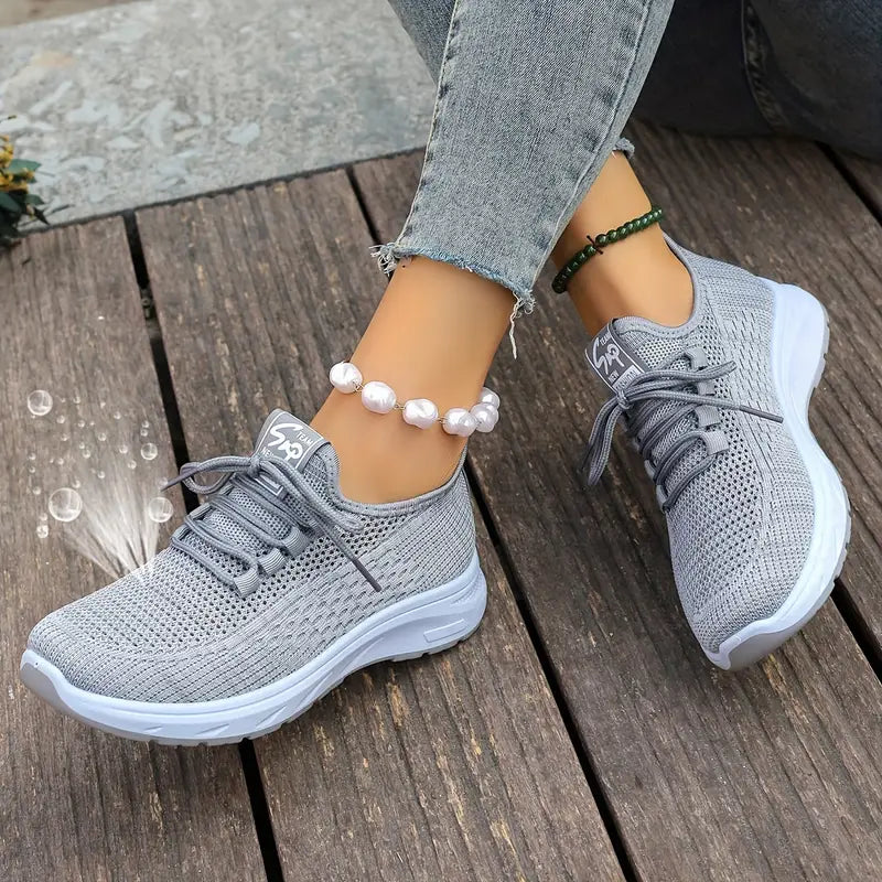 GS Sport Knit | Ademende geweven sneakers met ergonomische zool voor dames