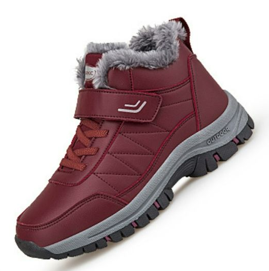 GS Winter Walk | Warme gevoerde winterschoenen met veters en klittenband voor dames