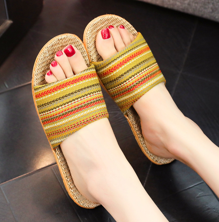 GS Slide Step | Leuke kleurrijke boho strand slippers voor dames