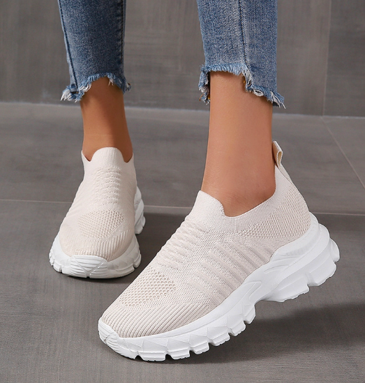 GS Eco Slip On Sneaker Ademende schoen met dikke zool voor dames