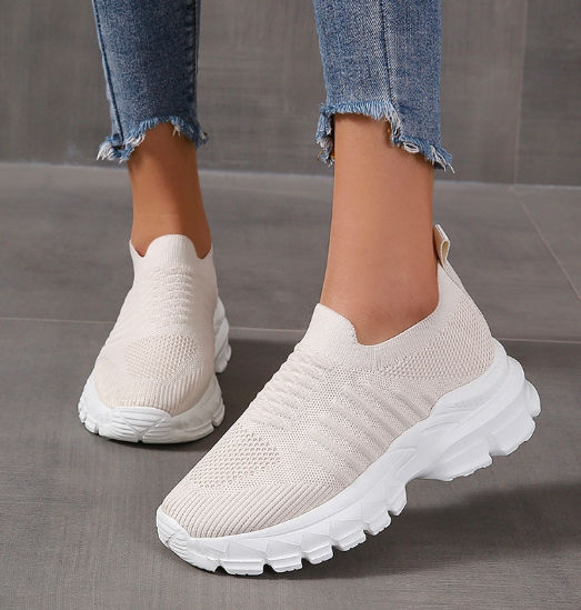 GS Eco Slip-On Sneaker | Ademende schoen met dikke zool voor dames