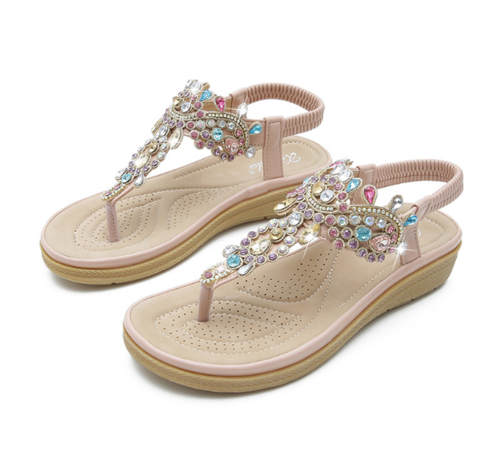 GS Boho Slide | Luxe casual sandalen met kristallen voor dames