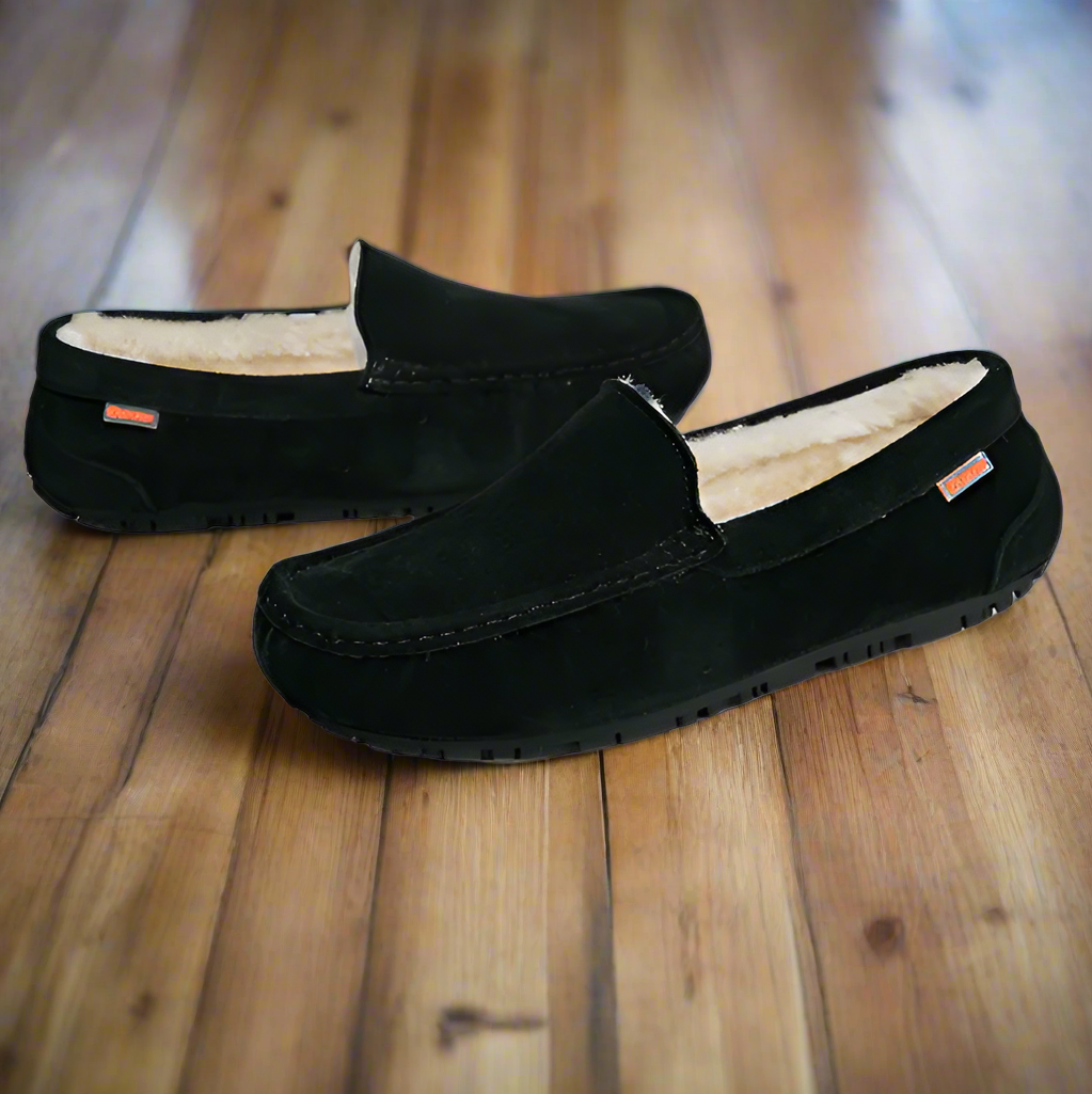 GS Pantoffel | Luxe warme gevoerde moccasin pantoffels voor heren