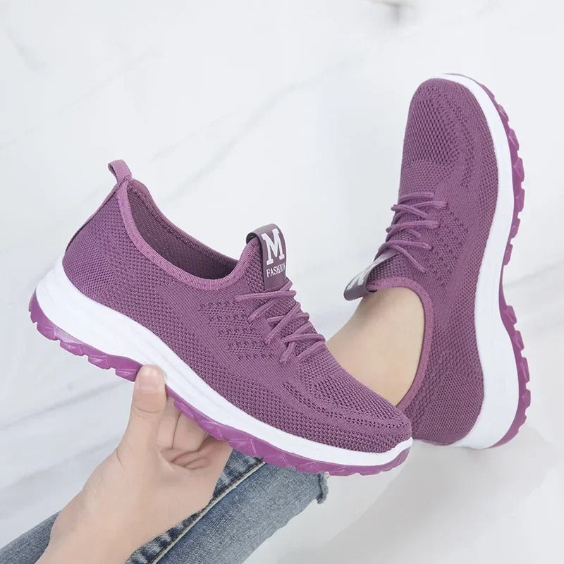 GS Sport Knit | Ademende geweven sneakers met ergonomische zool voor dames