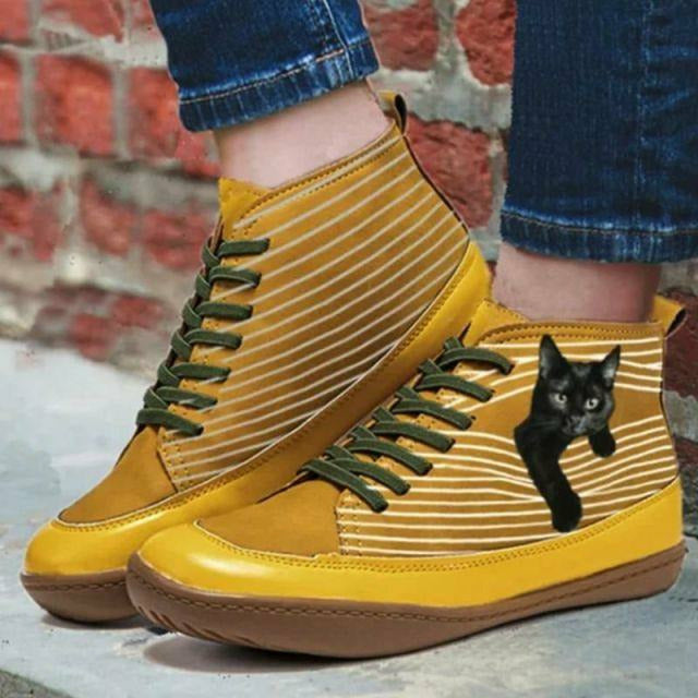 GS Cat Walk | Leuke sneakers met katten print voor dames
