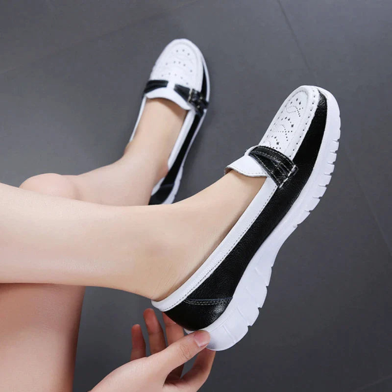 GS Dames Loafer | Comfortabele dames loafer met riem detail