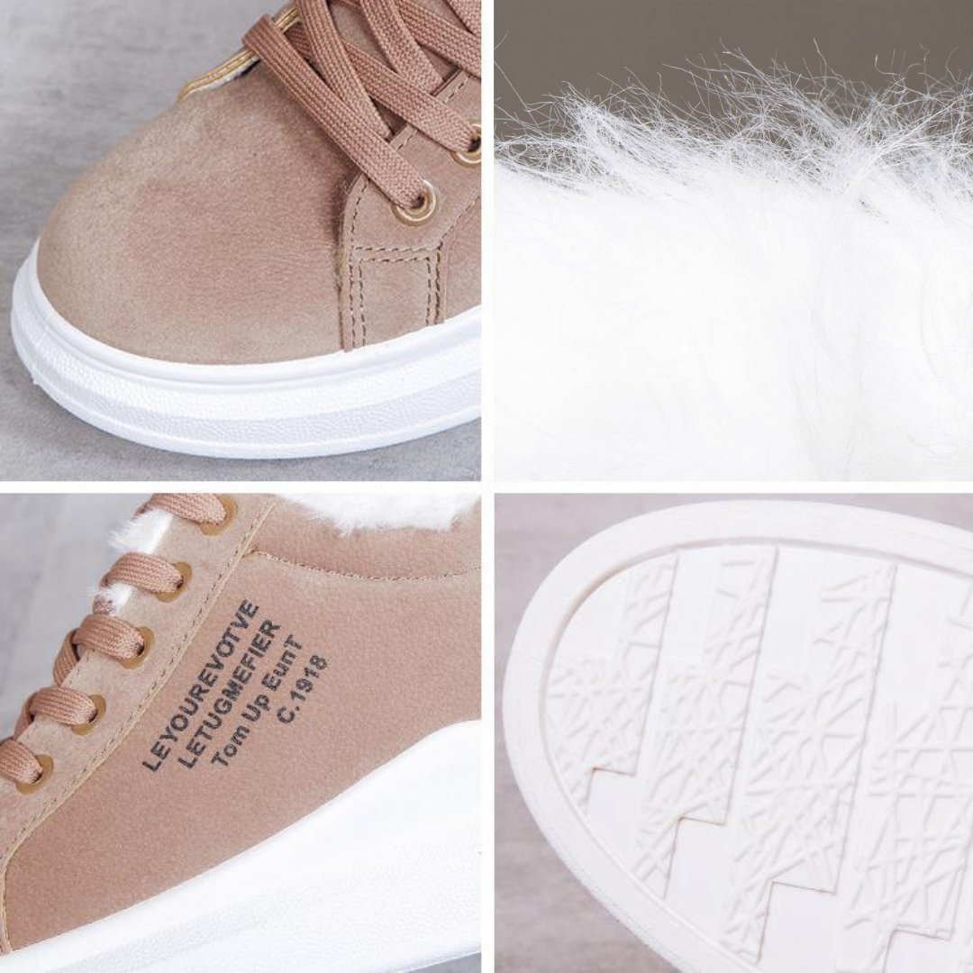 GS Fur Walk | Warme gevoerde sneakers voor vrouwen